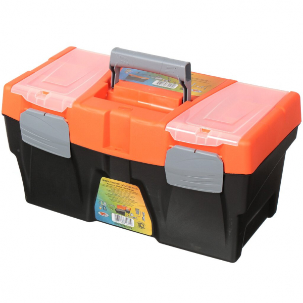 Ящик для инструментов, 20 '', 50х25х26 см, пластик, Profbox, пластиковый замок, лоток, 2 органайзера на крышке, М-50